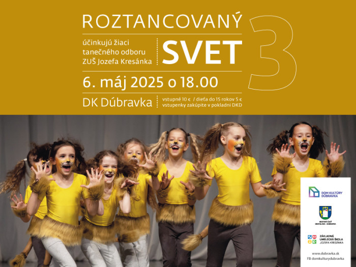 Pozývame vás na Roztancovaný svet 3