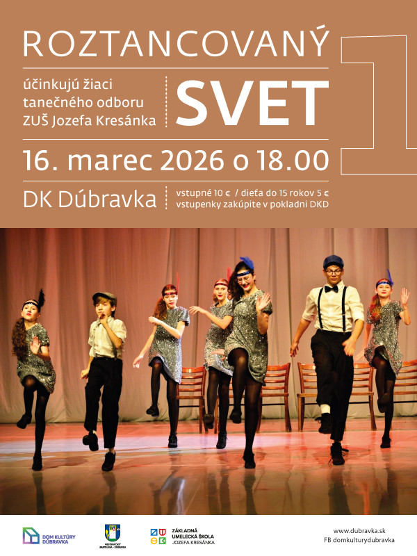 Pozývame vás na Roztancovaný svet I