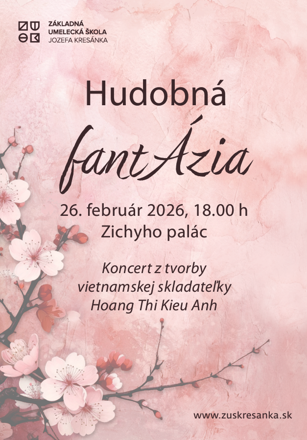 Pozývame Vás na koncert Hudobná fantázia