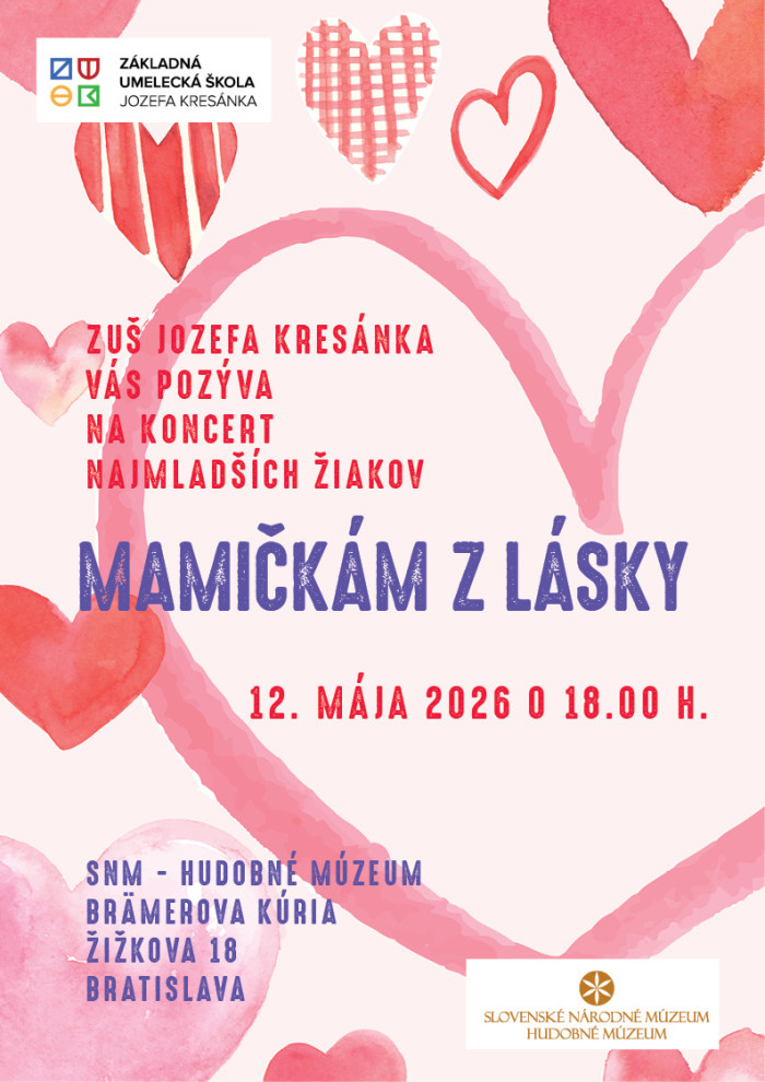 Pozývame vás na koncert ku Dňu matiek